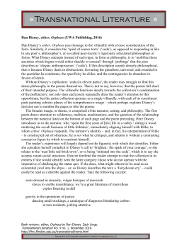 Dan Disney, either, Orpheus