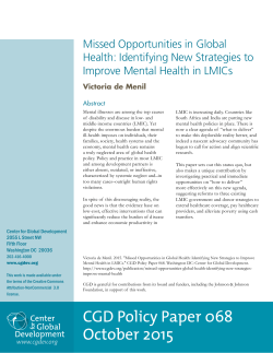 CGD Policy Paper 068 October 2015