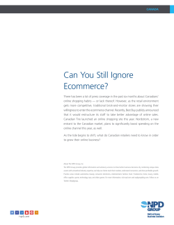 Can You Still Ignore Ecommerce?