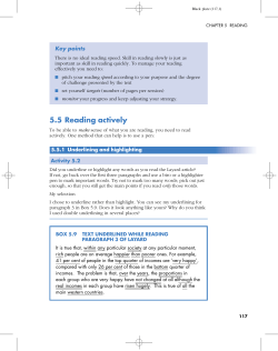 5.5 Reading actively