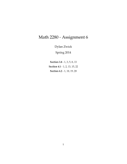 Math 2280 - Assignment 6