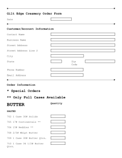 butter - Gilt Edge Creamery
