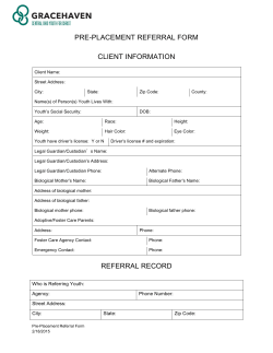 pre-placement referral form client information referral