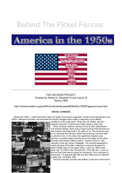 Behind The Picket Fences