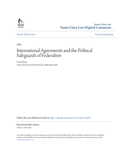 International Agreements and the Political Safeguards of Federalism