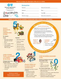 Evaluaci&oacute;n - Blue Cross and Blue Shield of New Mexico