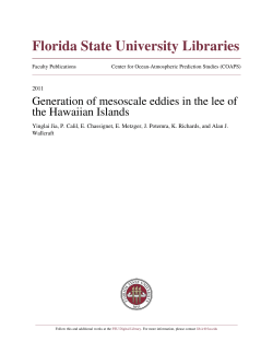 Generation of mesoscale eddies in the lee of the Hawaiian Islands