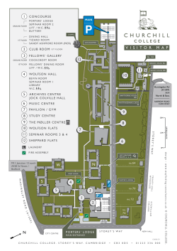 4 12 9 6 10 5 1 3 N E S W V I S I T O R M A P 11 8 7 2 N