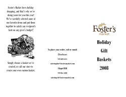 Holiday Gift Baskets 2008