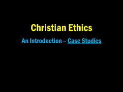 Christian Ethics - Let God be True!