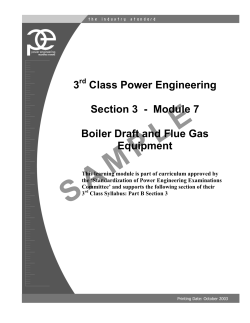 Boiler Draft and Flue Gas Equipment