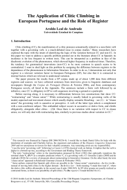 complete paper - Cascadilla Proceedings Project