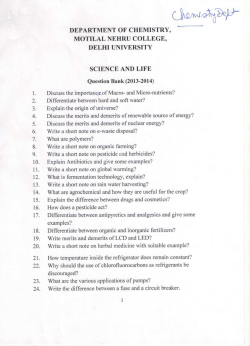 Question Bank for FYUP (2013-14)