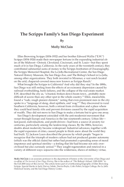 The Scripps Family`s San Diego Experiment