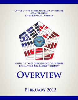 UNITED STATES DEPARTMENT OF DEFENSE