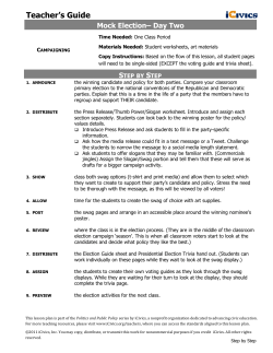 Mock Election