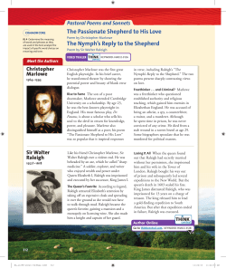 Pastoral Poems and Sonnets - The Passionate Shepherd to His