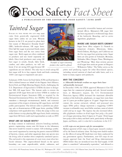 Sugar Beet Fact Sheet Color
