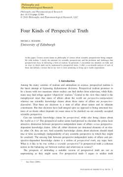 Four Kinds of Perspectival Truth
