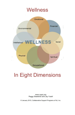 Wellness In Eight Dimensions - Center on Integrated Health Care