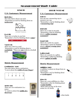 Measurement Study Guide