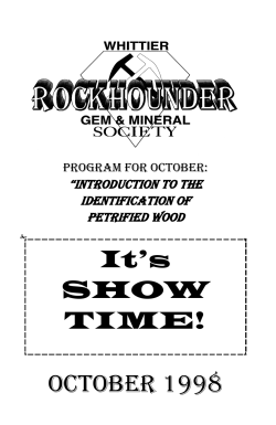 October 1998 It`s SHOW TIME!