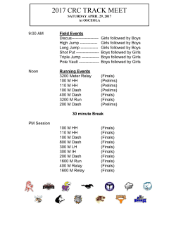 2017 CRC TRACK MEET