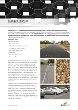 Introduction to SUREGREEN PP40 Porous Paver for Gravel