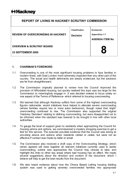 housing overcrowding review 08/09