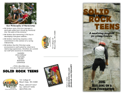 Solid Rock Teens - Alpine Ministries