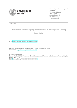 Dietetics as a Key to Language and Character in