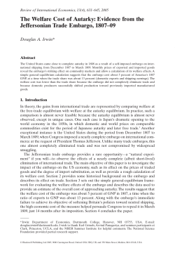 The Welfare Cost of Autarky