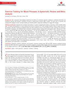 Exercise Training for Blood Pressure: A Systematic Review and