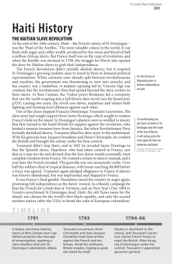 Haiti History - Lonely Planet