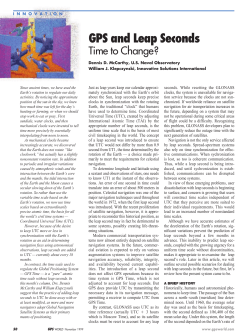GPS and Leap Seconds