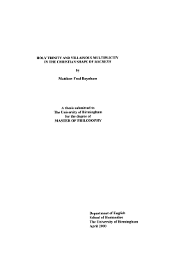 Holy Trinity and villainous multiplicity in the Christian shape of