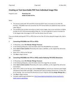 Creating an Text-Searchable PDF from individual Image Files