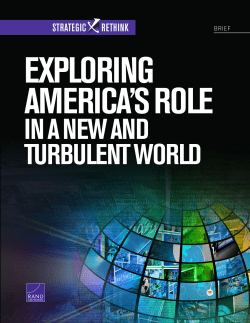 Exploring America`s Role in a Turbulent World