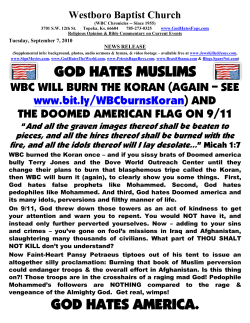 GOD HATES MUSLIMS GOD HATES AMERICA.