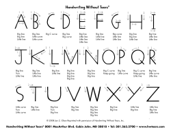 Print Capital Letter Formation Chart
