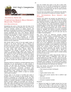 Technical Note 24. Composting Basics: Bulk