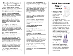 Quick Facts About Jasper County