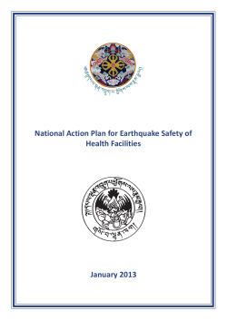National Action Plan for Earthquake Safety of Health Facilities