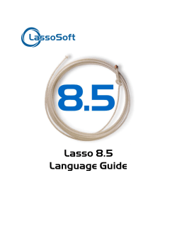 Lasso 8.5 Language Guide