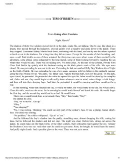 tim o`brien - Homework Market