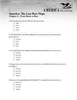 Chapter 4 Multiple Choice - Roadmap to Last Best Hope