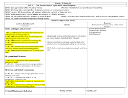 Skills, techniques and processes Organizational Structure Historical