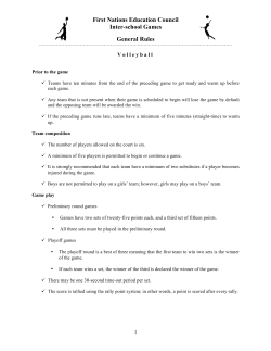 Rules - 2017 FNEC Inter