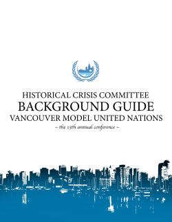 306/% (6 - Vancouver Model United Nations