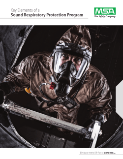 Key Elements of a Sound Respiratory Protection Program